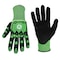 Ge Coated Gloves, Nitrile, Green, L 1 PR GG240LC - alternate 1